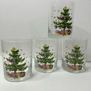 Nikko Double Old-Fashioned 12 Oz Holiday Glasses